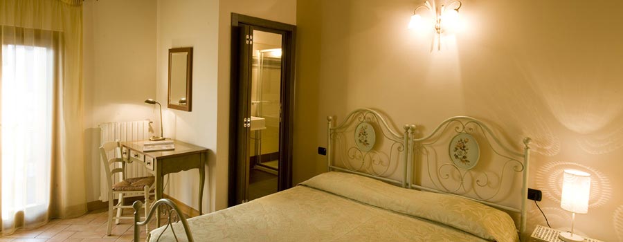 Camera dell’Hotel Noce a Brescia