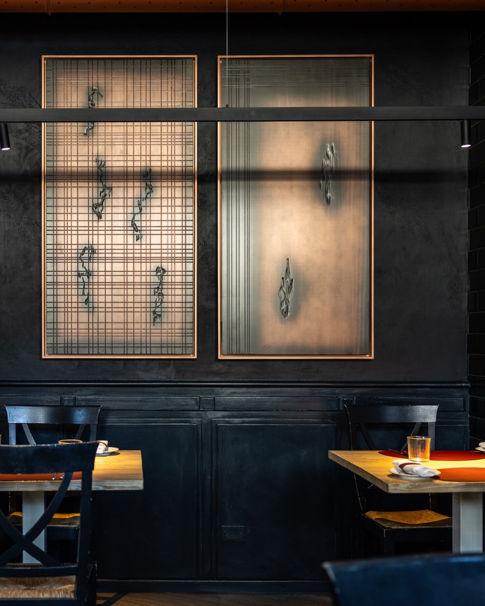 carne e spirito sala opere arte parete